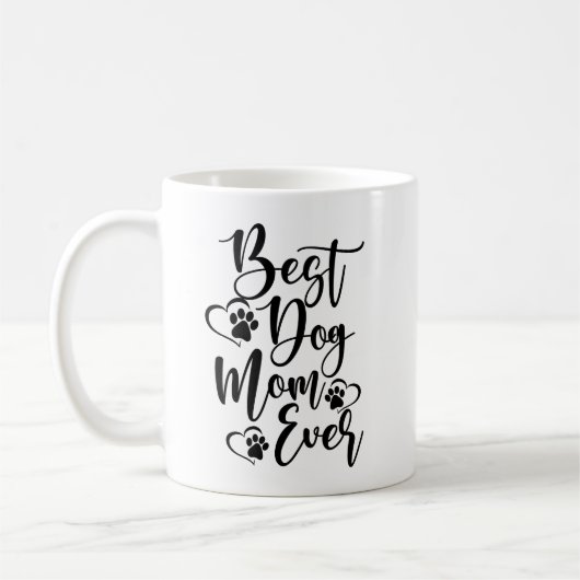 Mug Meilleure maman de chien jamais (Gauche)
