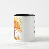 Mug Meilleure maman de chien jamais automne, Dachshund (Centre)