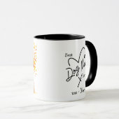Mug Meilleure maman de chien jamais automne, Dachshund (Devant droit)