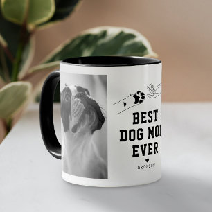 Mug Meilleure maman de chien jamais personnalisé photo
