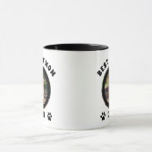 Mug Meilleure maman de chien jamais personnalisée Phot (Centre)