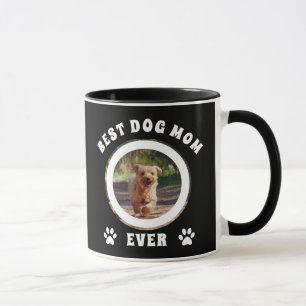 Mug Meilleure maman de chien jamais personnalisée Phot