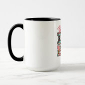 Mug Meilleure Maman de Chien Lettrine avec Empreinte d (Gauche)