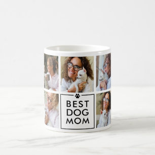 Mug Meilleure Maman de Chien Moderne Collage de 7 Phot