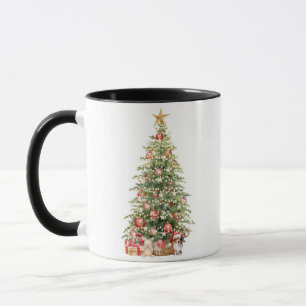 Mug Meilleure Maman de Chien Papillon de Noël Aquarell