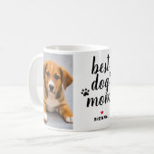 Mug Meilleure maman de chien Personnalisé Fête des mèr (Devant gauche)