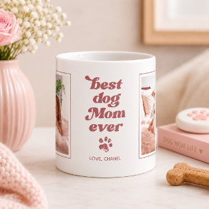 Mug Meilleure maman de chien Photo personnalisée Ros