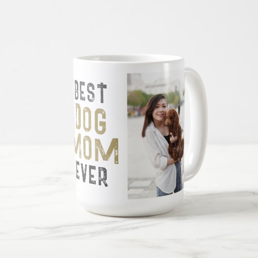 Mug Meilleure Maman de Chien Propriétaire d'Animaux 2  (Devant droit)