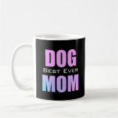 Mug Meilleure Maman de Chien Rose Néon (Gauche)