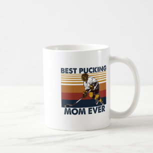Mug Meilleure maman de hockey drôle disant 