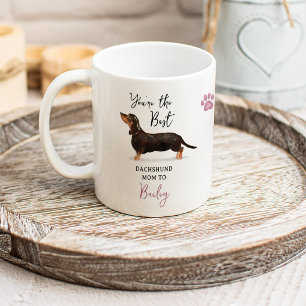 Mug Meilleure maman de teckel Photo et illustration