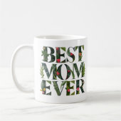 Mug Meilleure Maman De Tous Les Temps Fleurs Mignonnes (Gauche)