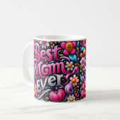 Mug Meilleure maman de tous les temps Rétro (Devant gauche)