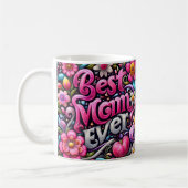 Mug Meilleure maman de tous les temps Rétro (Gauche)
