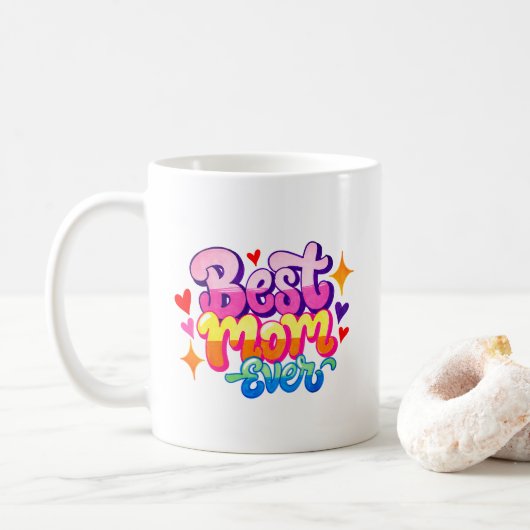 Mug Meilleure Maman de tous les temps (Style 1) (Avec donut)