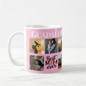 Mug Meilleure Maman design Collage de photos (Gauche)