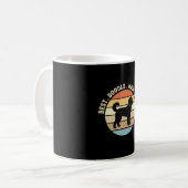 Mug Meilleure maman Doodle Rétro Chien (Devant gauche)