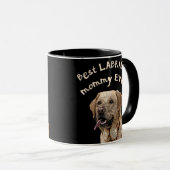 Mug Meilleure maman du Labrador (Devant droit)