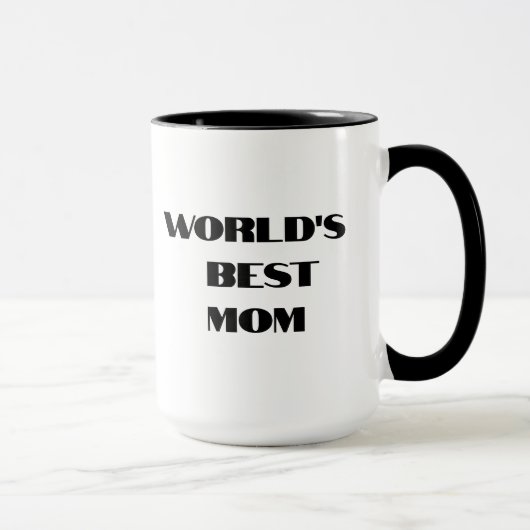 Mug Meilleure maman du monde (Droite)