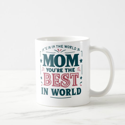 Mug Meilleure maman du monde (Droite)