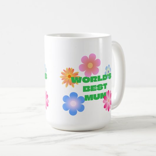 Mug Meilleure maman du monde (Devant droit)