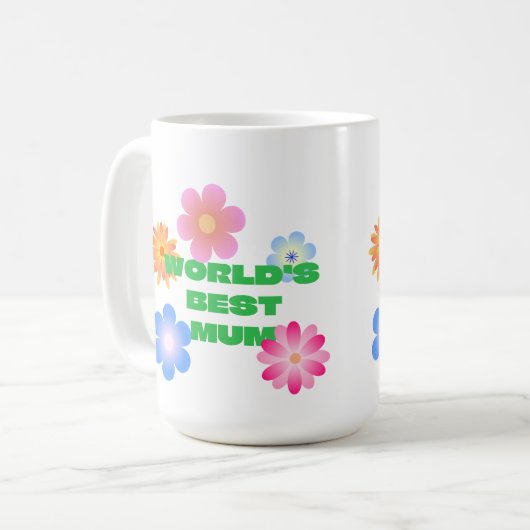 Mug Meilleure maman du monde (Devant gauche)