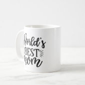 Mug Meilleure maman du monde (Devant gauche)