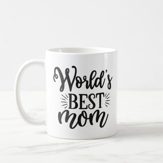 Mug Meilleure maman du monde (Gauche)