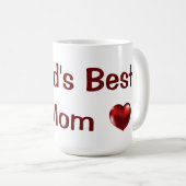 Mug Meilleure maman du monde (Devant droit)