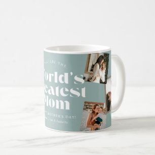 Mug Meilleure maman du monde 6 Collage de photos