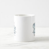 Mug Meilleure Maman Du Monde Éléphants Et Cœurs (Centre)