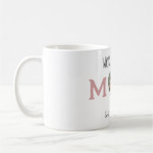 Mug Meilleure maman du monde - Heart Photo & Custom Te (Gauche)