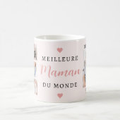 Mug Meilleure Maman Du Monde Photo Collage Blush Pink (Centre)