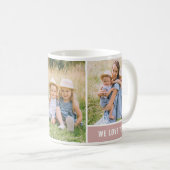 Mug Meilleure Maman Dusty Rose Fête des mères Collage  (Devant droit)