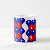 Mug Meilleure maman en forme de diamant patriotique (Centre)