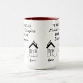 Mug Meilleure maman et fille Loisir Longue Distance Ca (Centre)