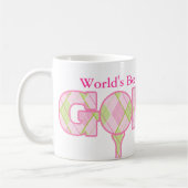 Mug Meilleure maman et Golfer du monde plaisir golf ch (Gauche)
