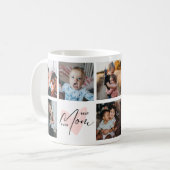 Mug Meilleure maman Ever 8 Photos Cadeaux de la fête d (Devant gauche)