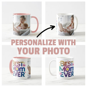 Mug Meilleure Maman Ever Cœurs & Fleurs