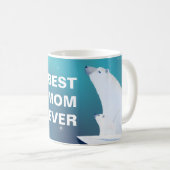 Mug Meilleure maman Ever Mama Ours polaire et son peti (Devant droit)