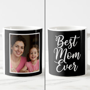 Mug Meilleure Maman Ever Noir Blanc Écriture 1 Photo S