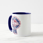 Mug Meilleure maman Ever Ribbon bleu (Devant gauche)