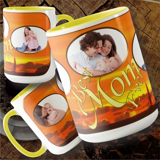 Mug Meilleure maman Ever Sailboat Sunset 1300