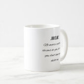 Mug Meilleure Maman Florale Arbre Art (Devant droit)