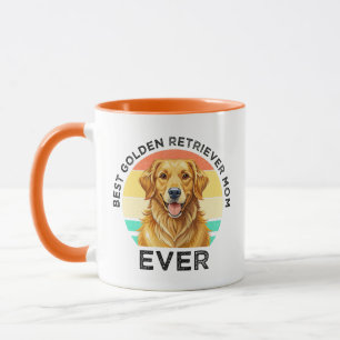 Mug Meilleure maman Golden Retriever de tous les temps