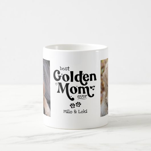 Mug Meilleure Maman Golden Retriever Ever Maman Dorée  (Centre)