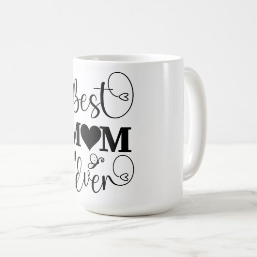 Mug Meilleure maman jamais (Devant droit)