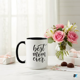 Mug "Meilleure maman jamais" avec la photo de maman, c