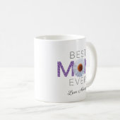 Mug Meilleure maman jamais avec l'impression d'image m (Devant droit)