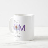 Mug Meilleure maman jamais avec l'impression d'image m (Devant gauche)